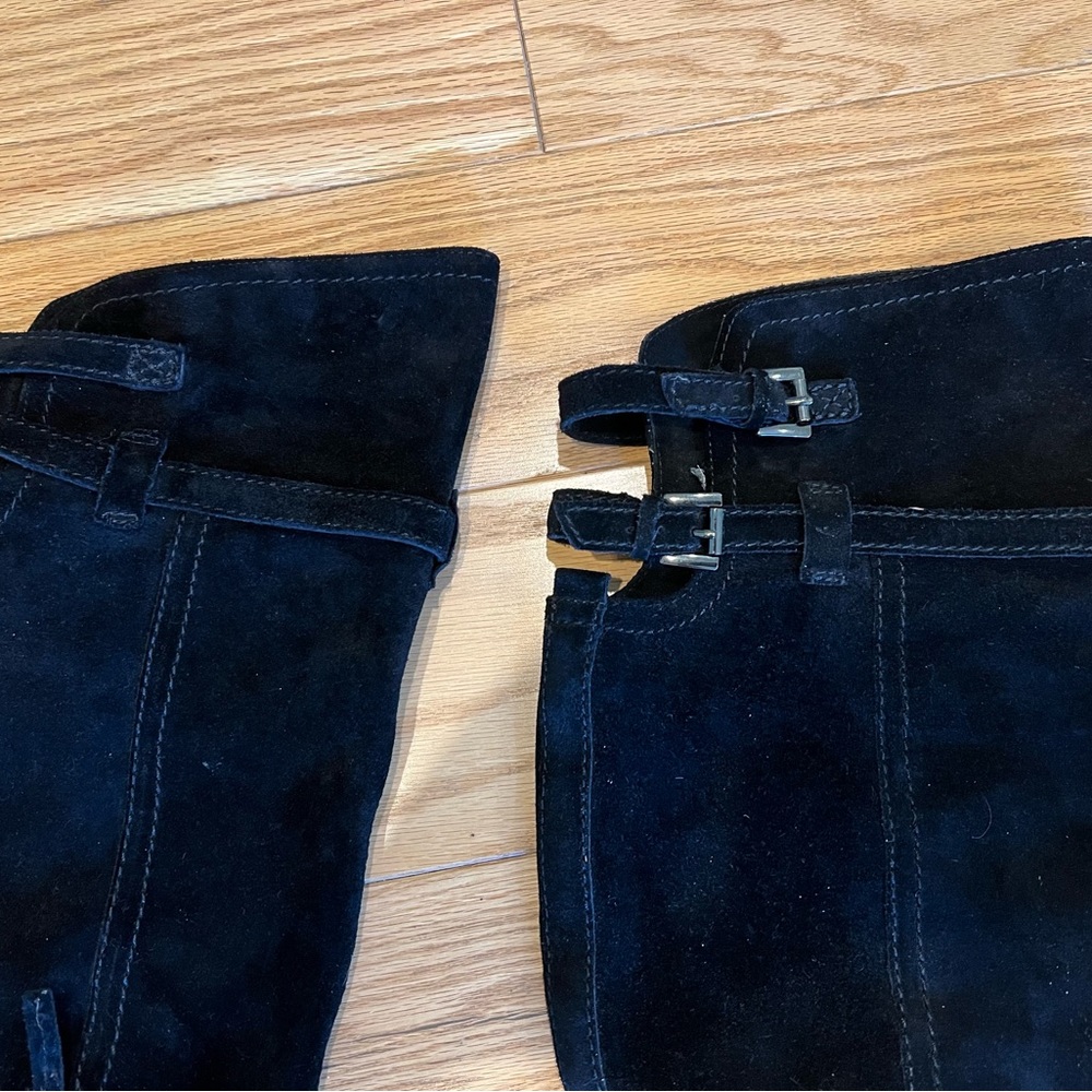 Sam Edelman over-the-knee boots, black suede - Picture 2 of 9
